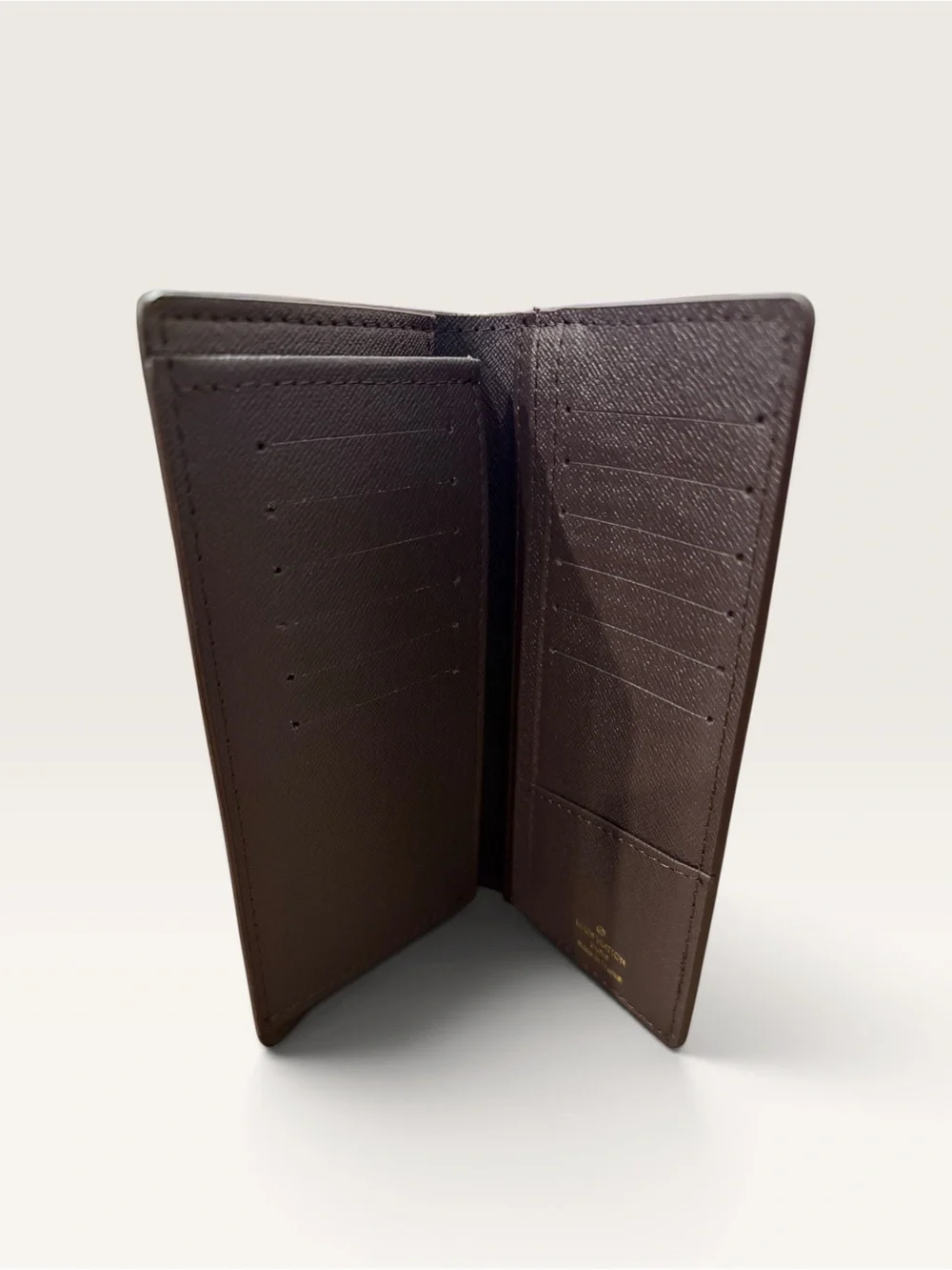 NWOT Source Unknown Brown Checkered Long Bifold Wallet
